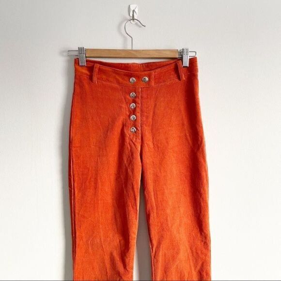 Line By K Mona corduroy orange pants - Picture 3 of 11